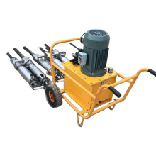 Small handheld splitter rock cracking machine diesel driven hydraulic stone splitter